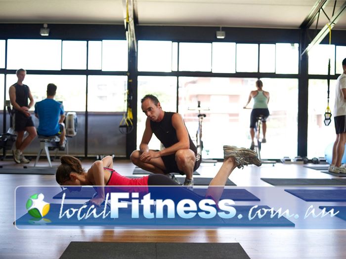 Damien Kelly Fitness Studio Bondi Junction A Bondi Junciton personal trainer is experienced and will supervise your movements.
