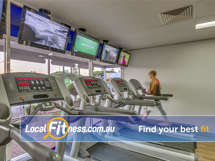 Ontic Health & Fitness Wellington Point Tune into your favorite shows while you train.