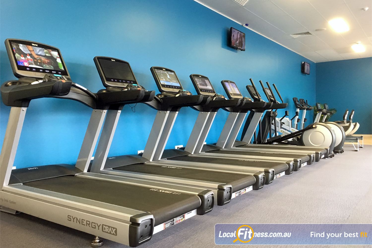Jetts Fitness Narangba State of the art cardio with personal entertainment screens.