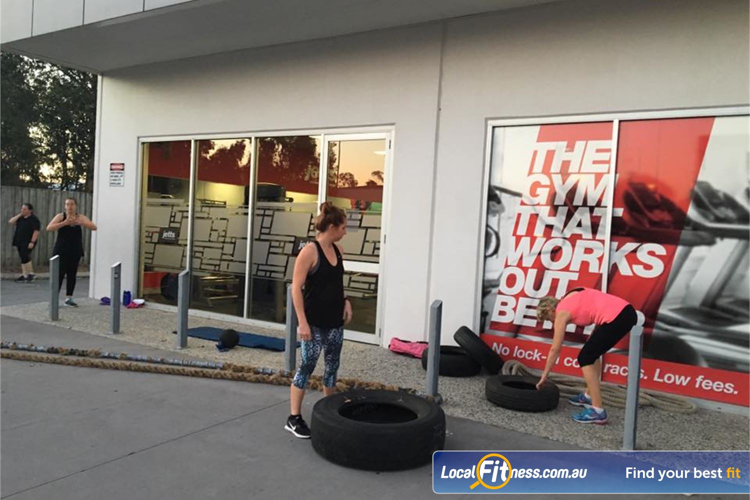 Jetts Fitness Narangba Narangba personal training and bootcamp style programs.