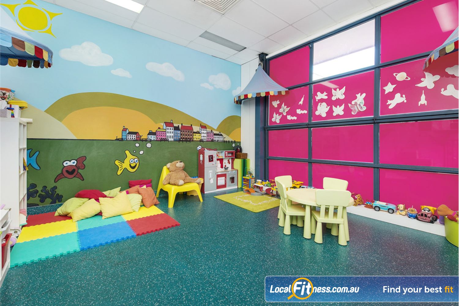 Fernwood Fitness Near Kellyville Making life easier for mothers with on-site Castle Hill child minding.