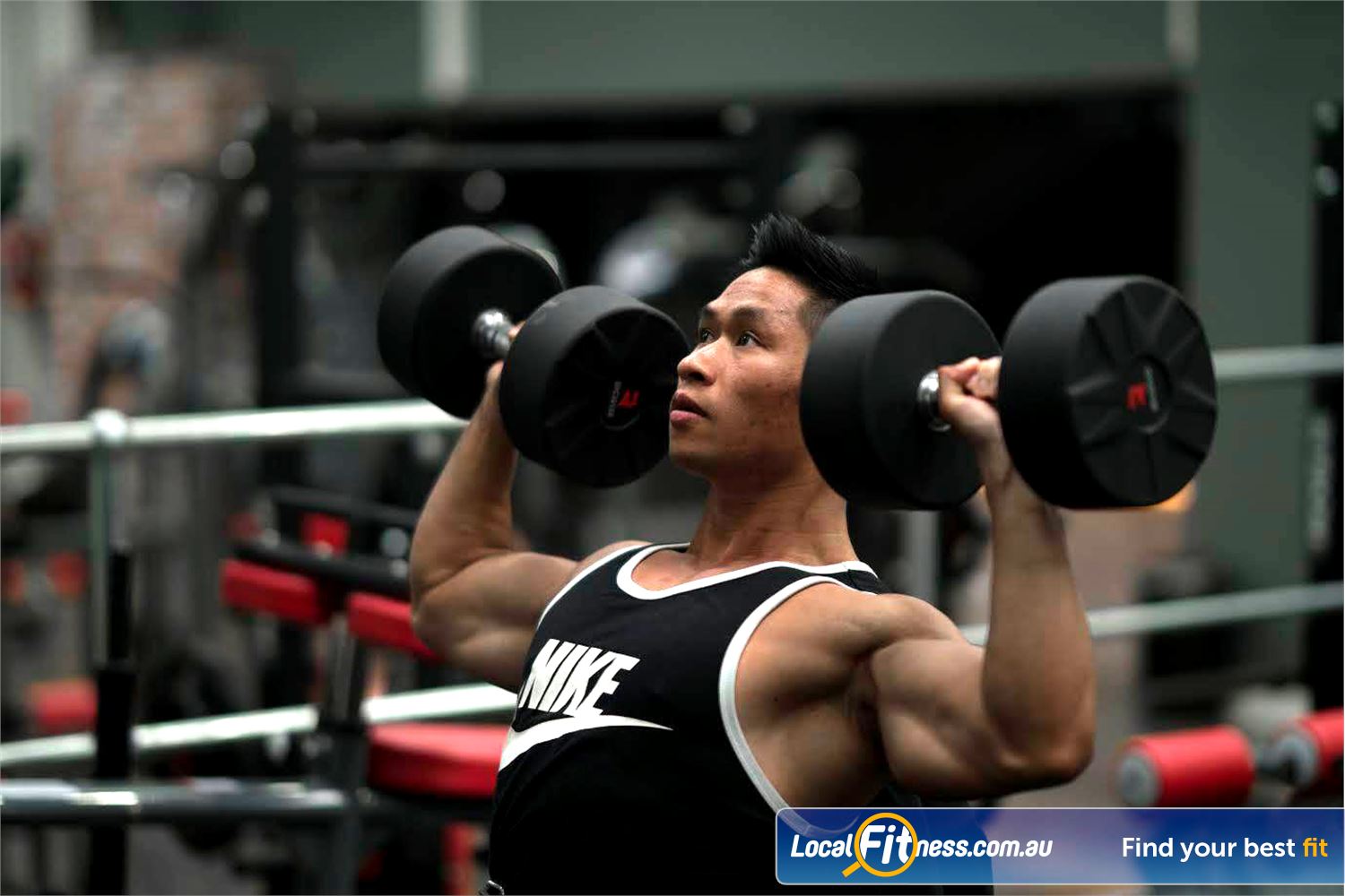 Dukes 24hr Gym Richmond Dukes Richmond gym is a great place to do free-weights training.