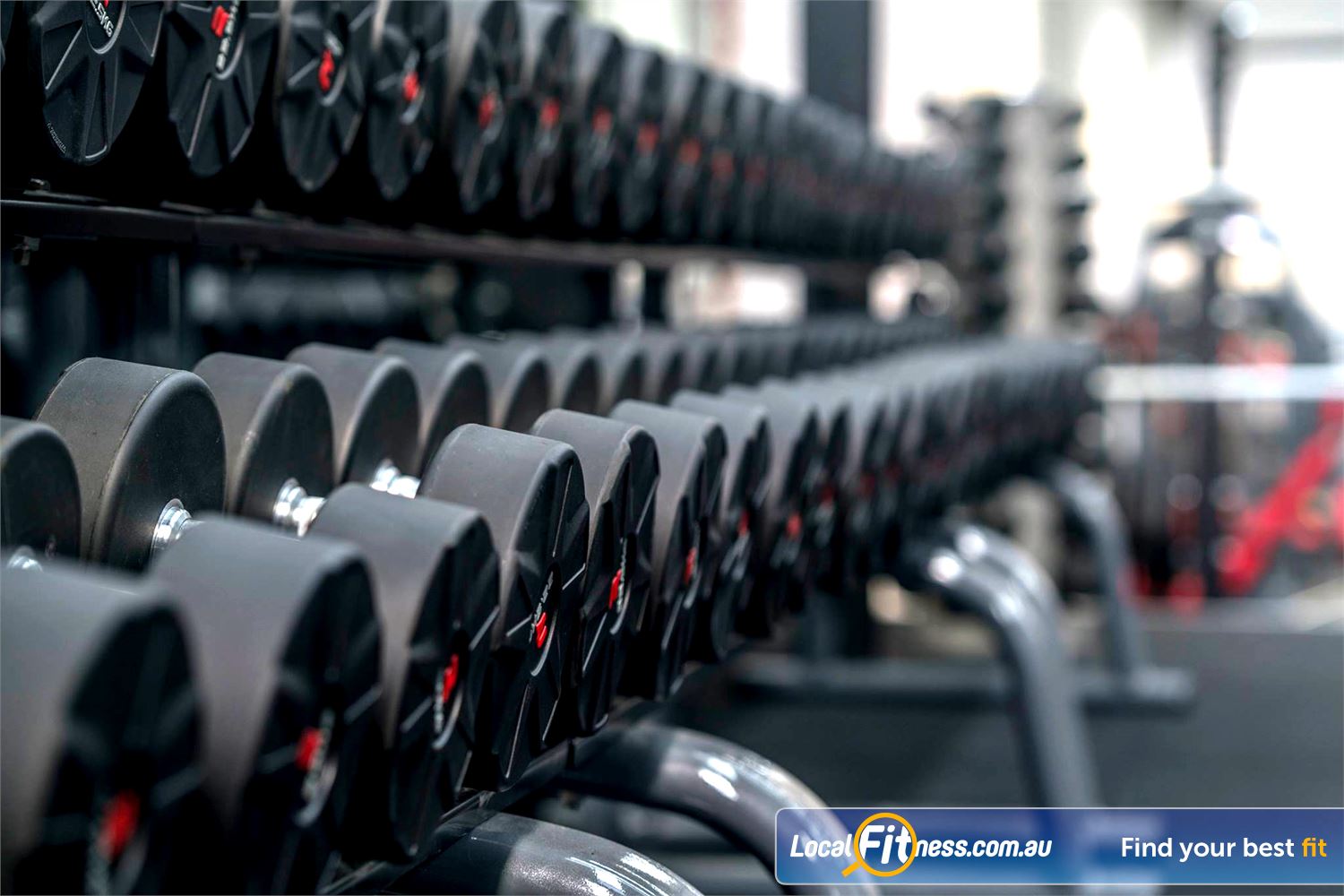 Dukes 24hr Gym Near South Yarra Our free-weights area is full equipped with dumbbells, barbells and more.
