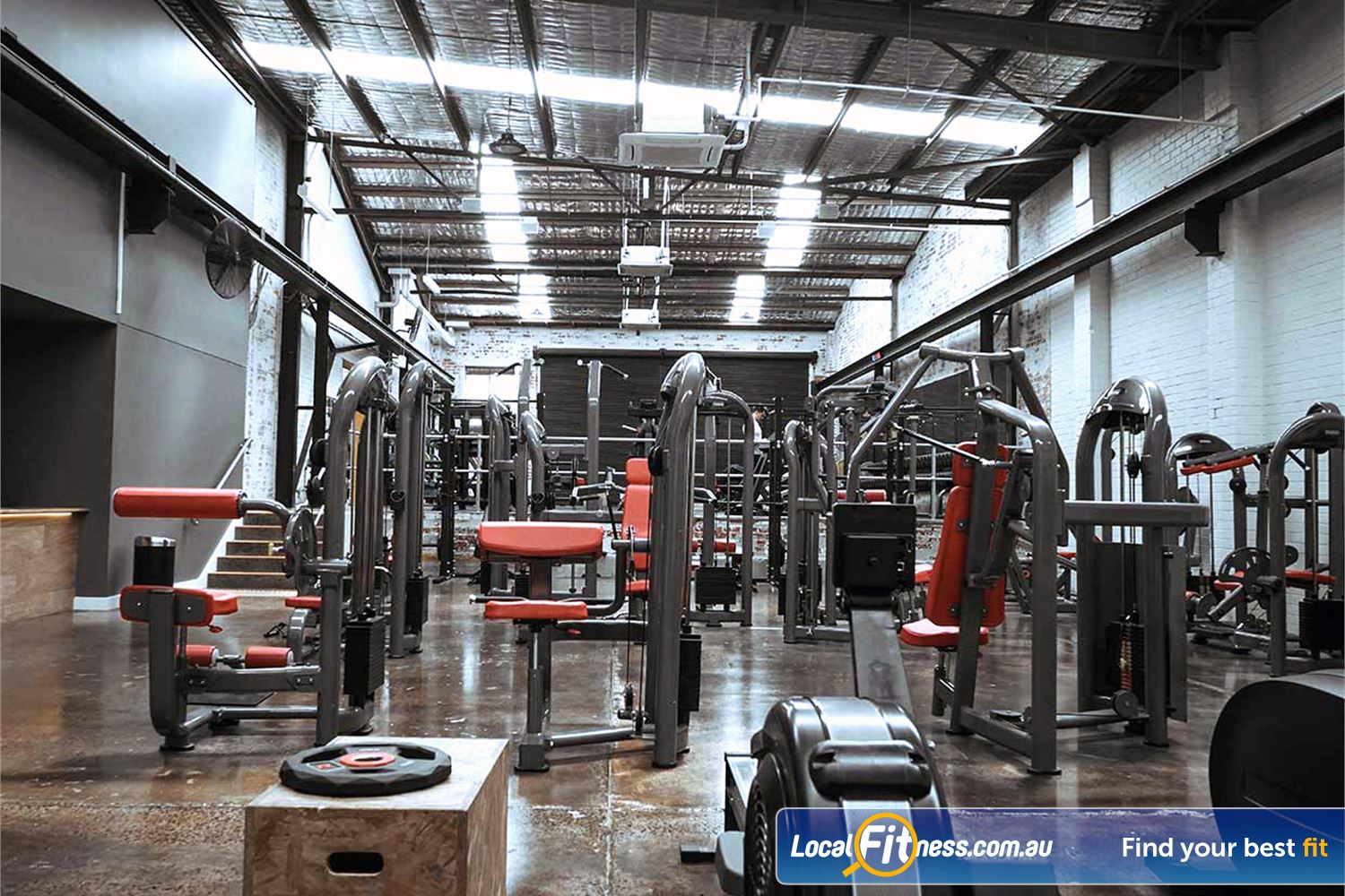 Dukes 24hr Gym Near Toorak Our stunning gym features polished concrete floors and high-ceilings.