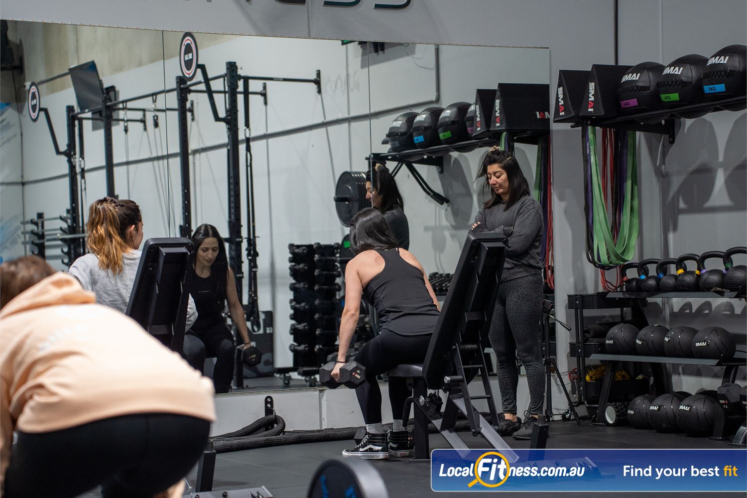 Elite Fitness Female Studio Thomastown The women-only Thomastown gym space at Elite Female Fitness Studio.