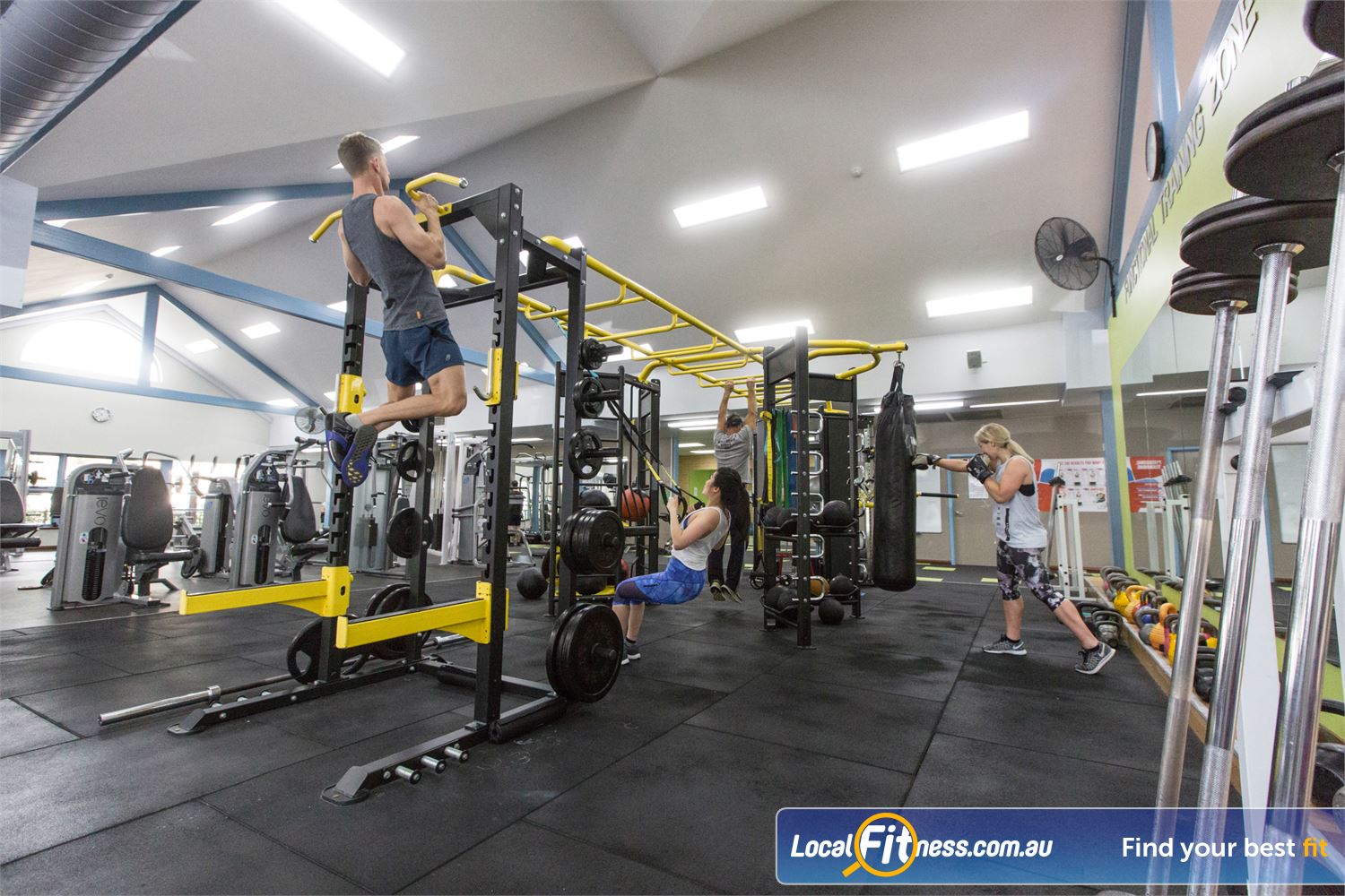 Loftus Recreation Centre Leederville Our Leederville gym includes fully equipped functional training zone.