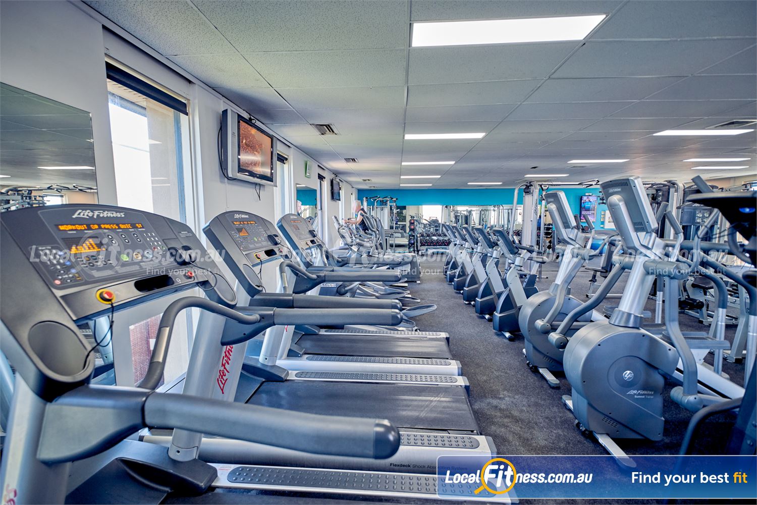 6 Degrees South Health & Fitness Elsternwick Our Elsternwick gym includes a fully equipped cardio area.