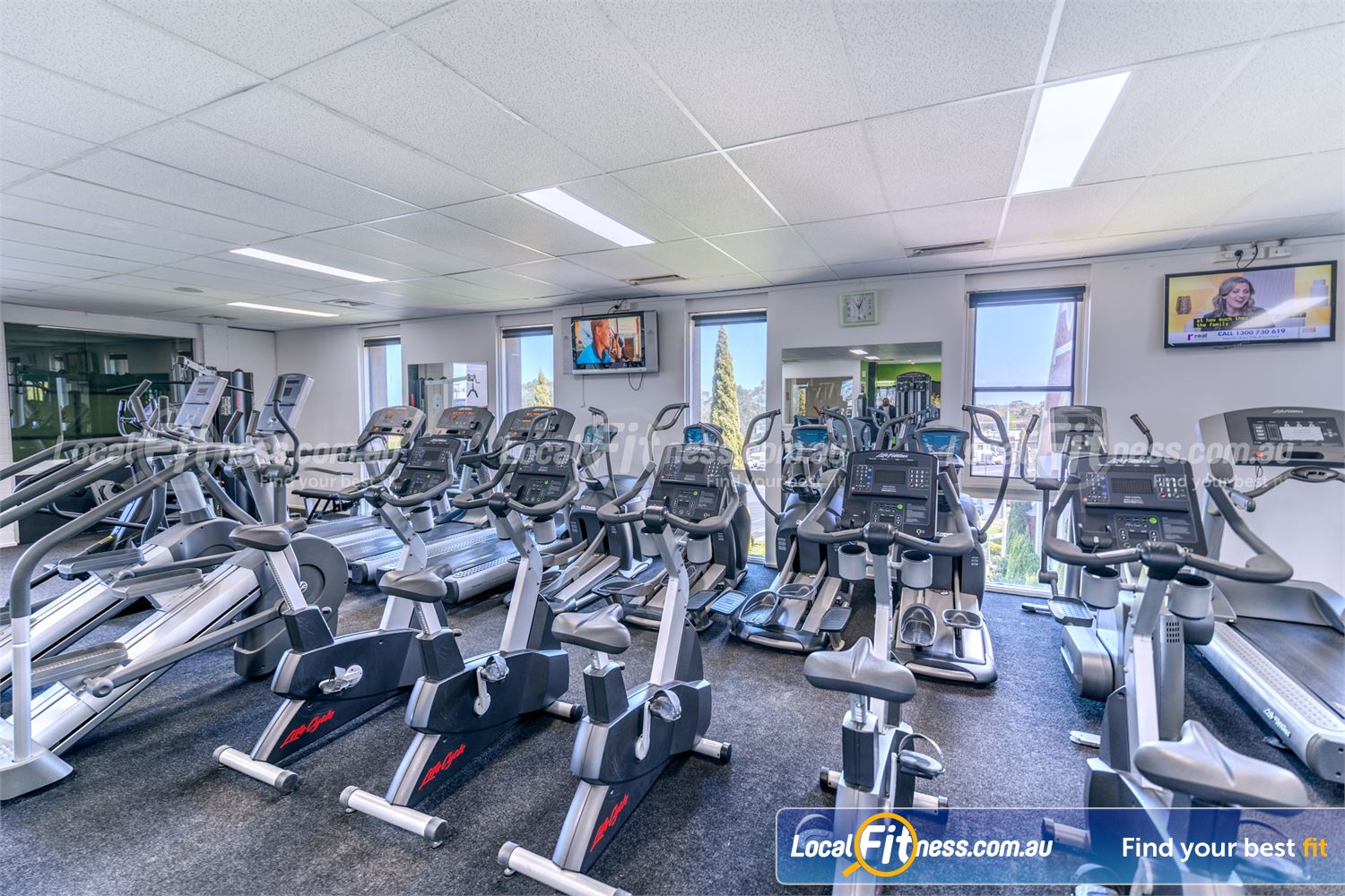 6 Degrees South Health & Fitness Near Gardenvale Our cardio area provides scenic tree-top views of Elsternwick.