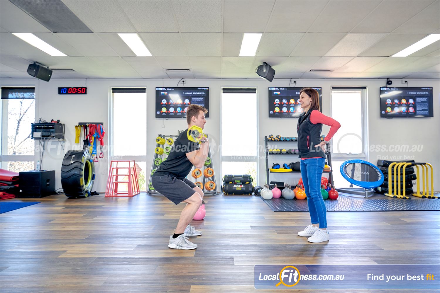 6 Degrees South Health & Fitness Elsternwick Monitor your effort – track your heart rate with a Myzone heart rate monitor.