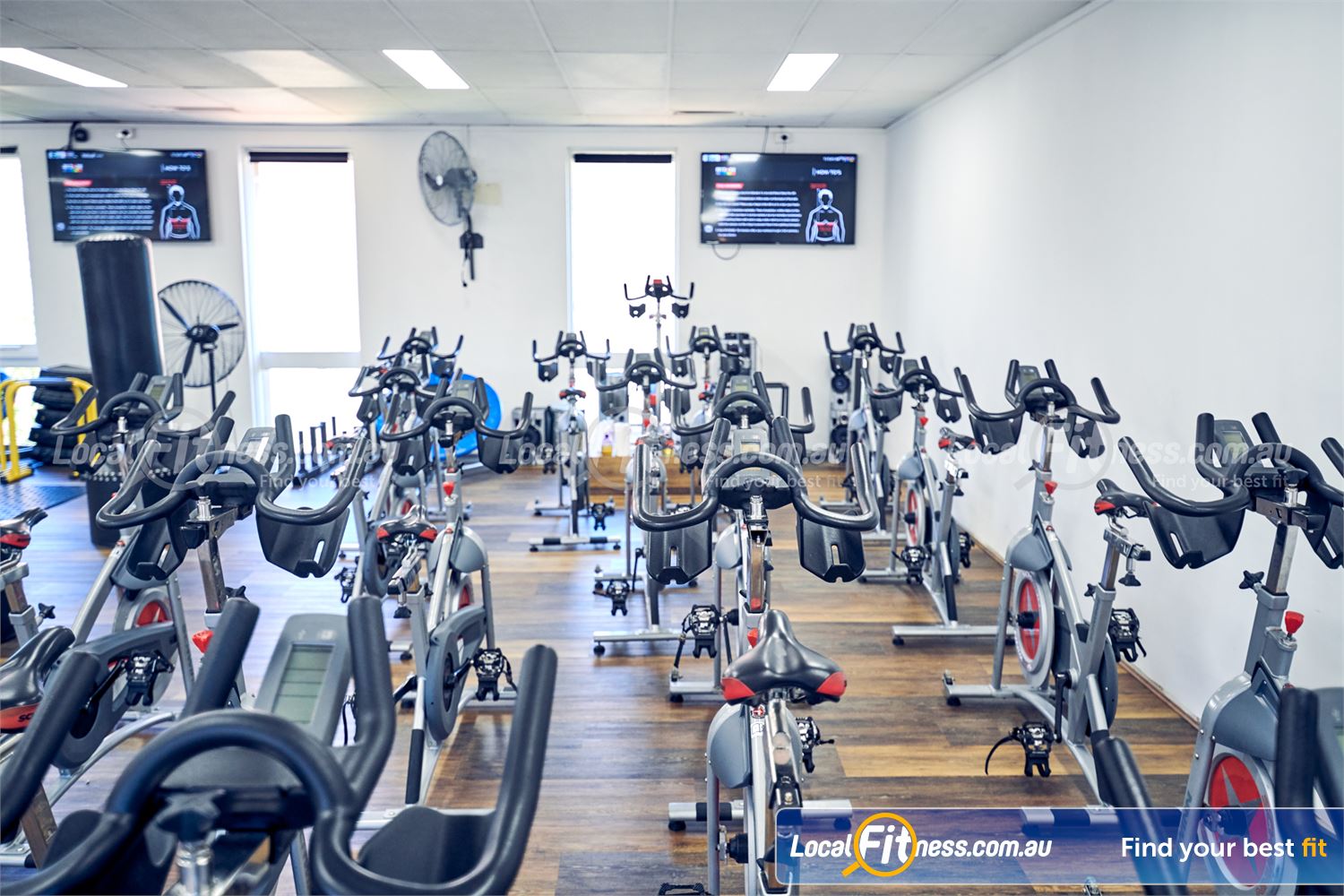 6 Degrees South Health & Fitness Elsternwick Our Elsternwick cycle studio uses state of the art Schwinn bikes.