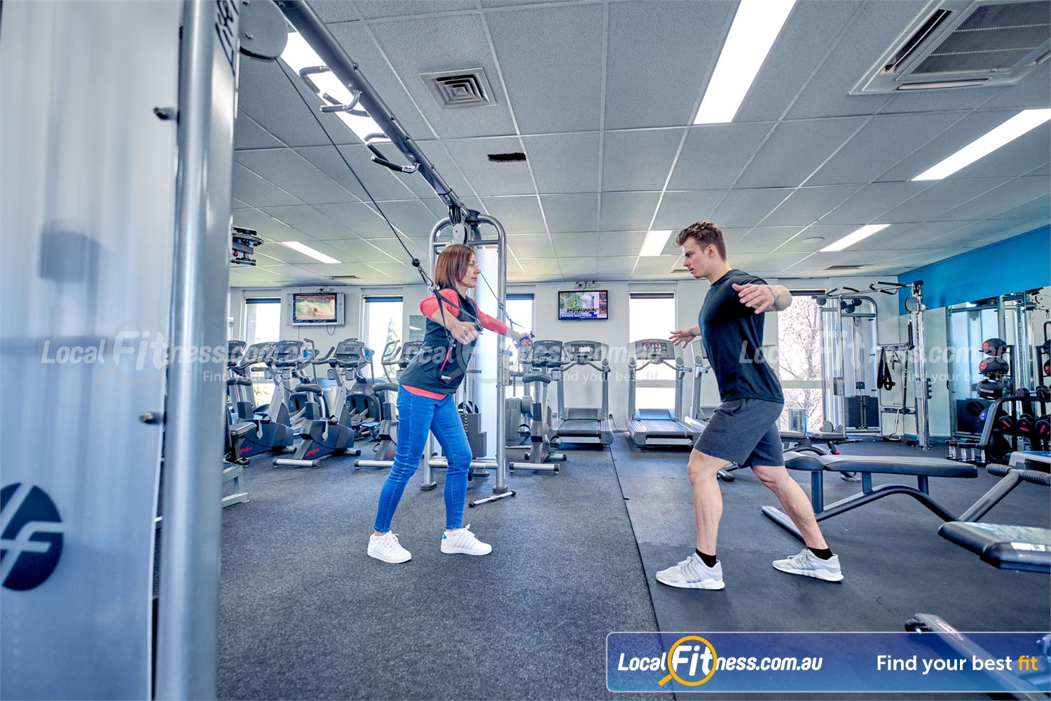 6 Degrees South Health & Fitness Near Brighton North Our Elsternwick gym team can help design a strength program to suit you.