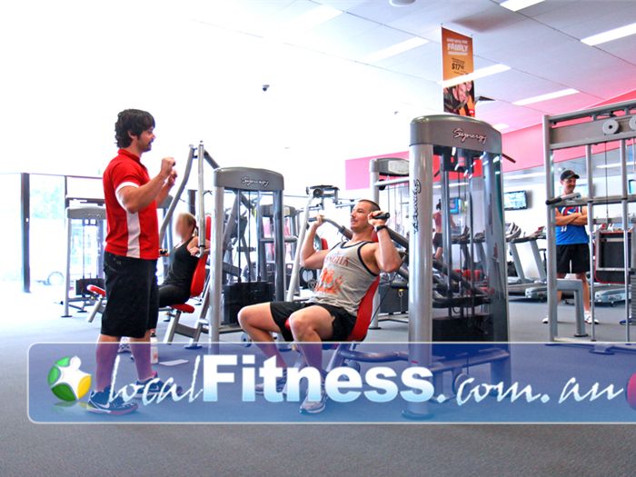Jetts Fitness Geelong West Jetts personal training can include strength training in Geelong West.