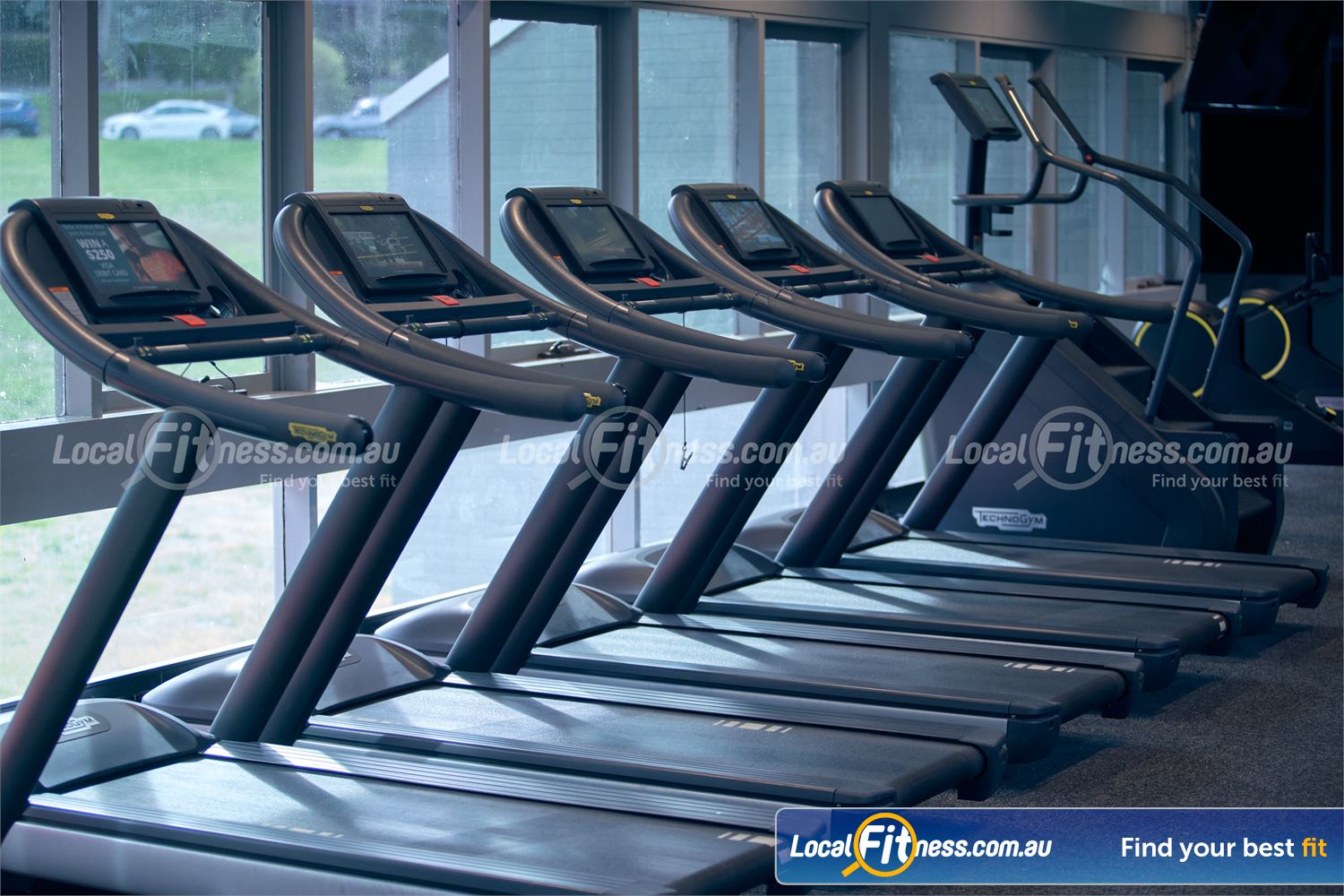 Diamond Valley Sports and Fitness Centre Greensborough State of the art cardio includes entertainment consoles with Netflix, internet, cardio tracking and more.
