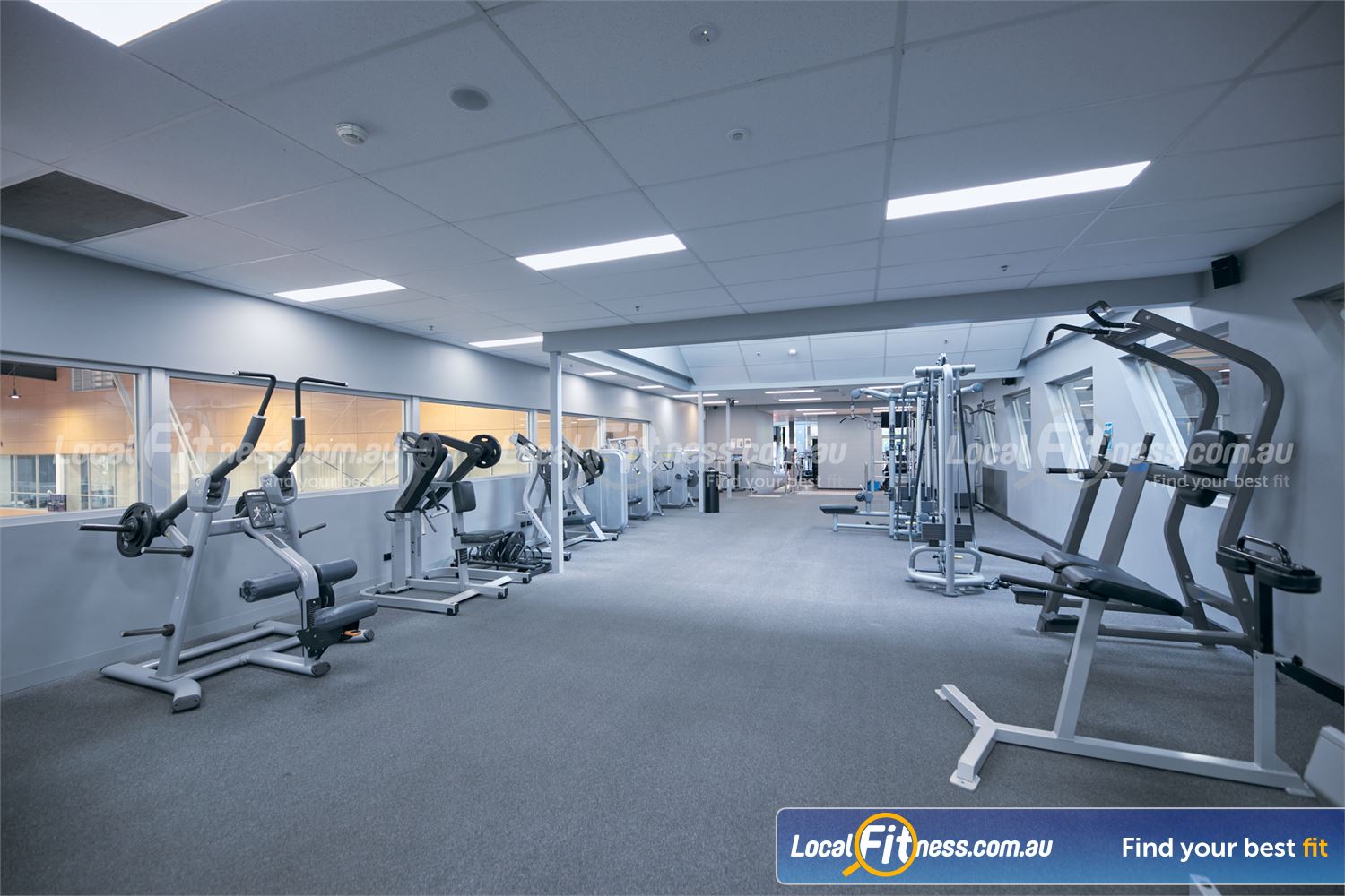 Diamond Valley Sports and Fitness Centre Greensborough Our 24/7 Greensborough gym includes heavy duty plate loading machines.