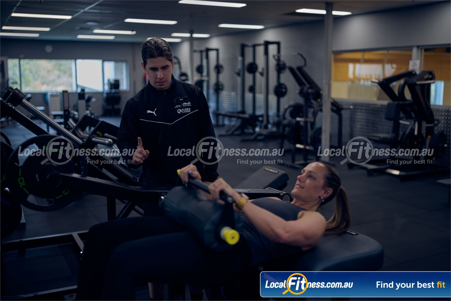 Diamond Valley Sports and Fitness Centre Greensborough State of the art strength equipment including the Technogym Glute machine.