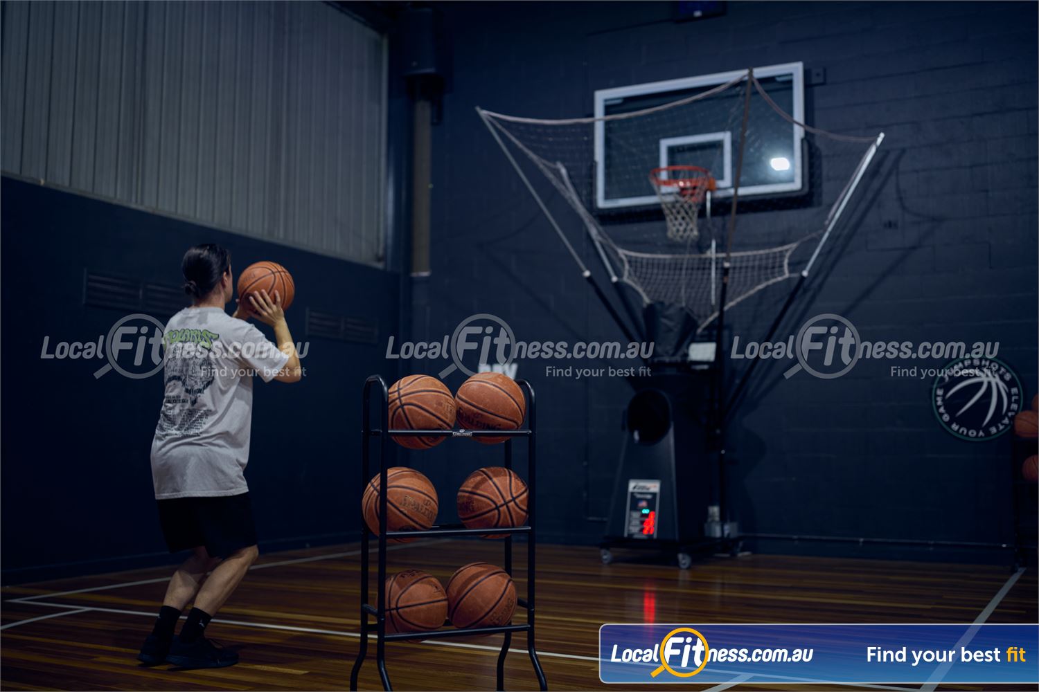 Diamond Valley Sports and Fitness Centre Greensborough Train like a basketball pro with Jumpshots, the future of basketball performance training.