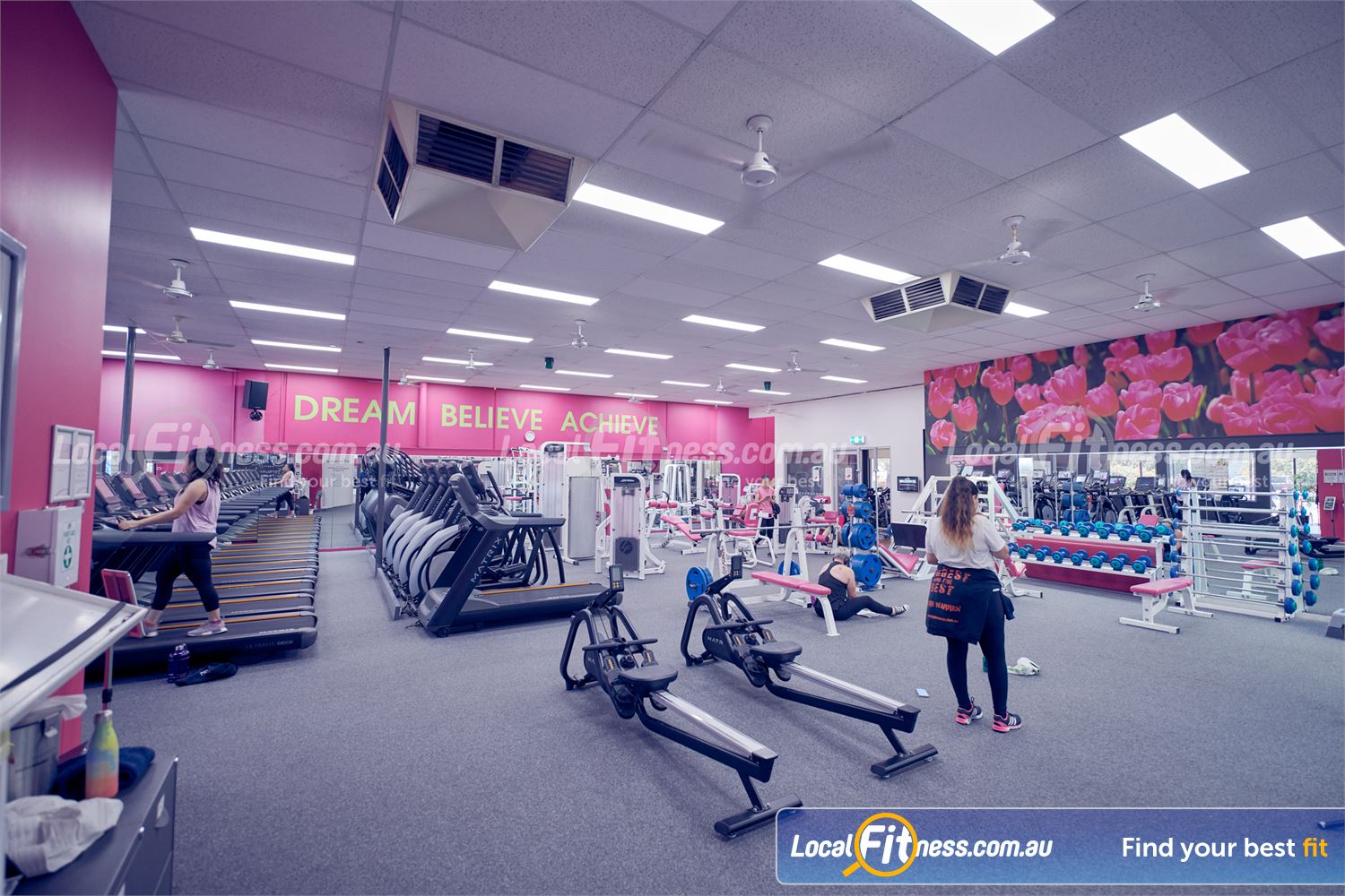 Fernwood Fitness Near Hampton Park Treadmills, rowers, cycle bikes, cross trainers and more.