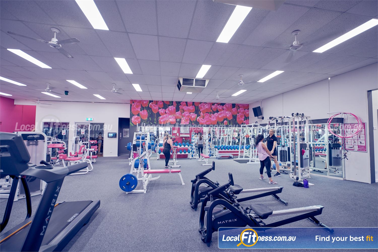 Fernwood Fitness Near Berwick The strength training area at Fernwood Narre Warren womens gym.