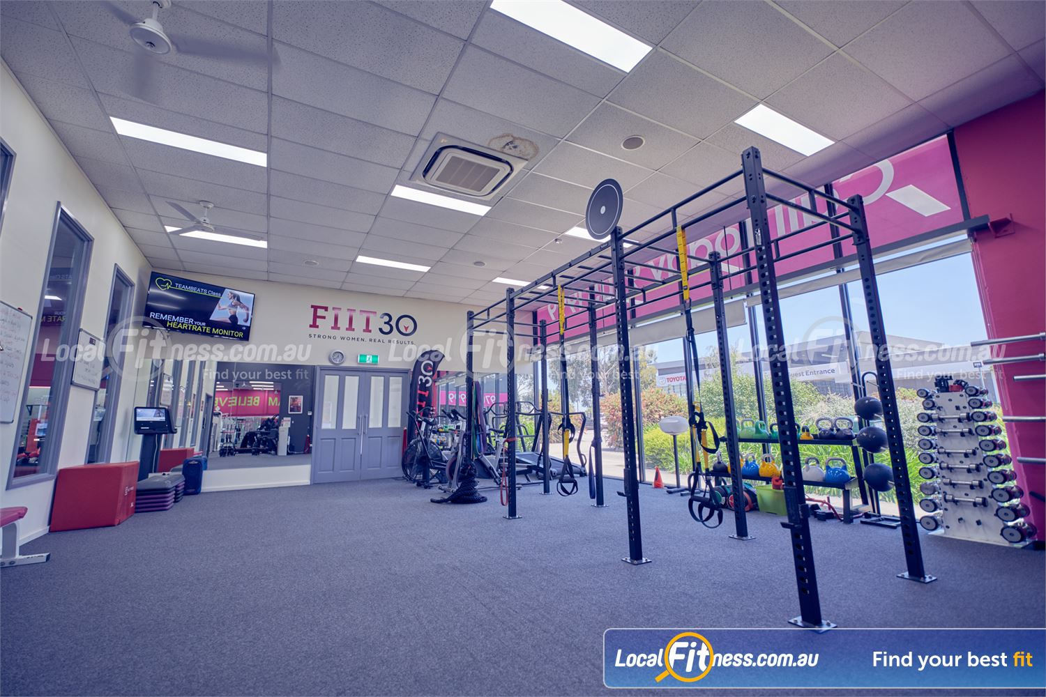 Fernwood Fitness Near Fountain Gate Our Narre Warren HIIT gym includes a high performance strength matrix.