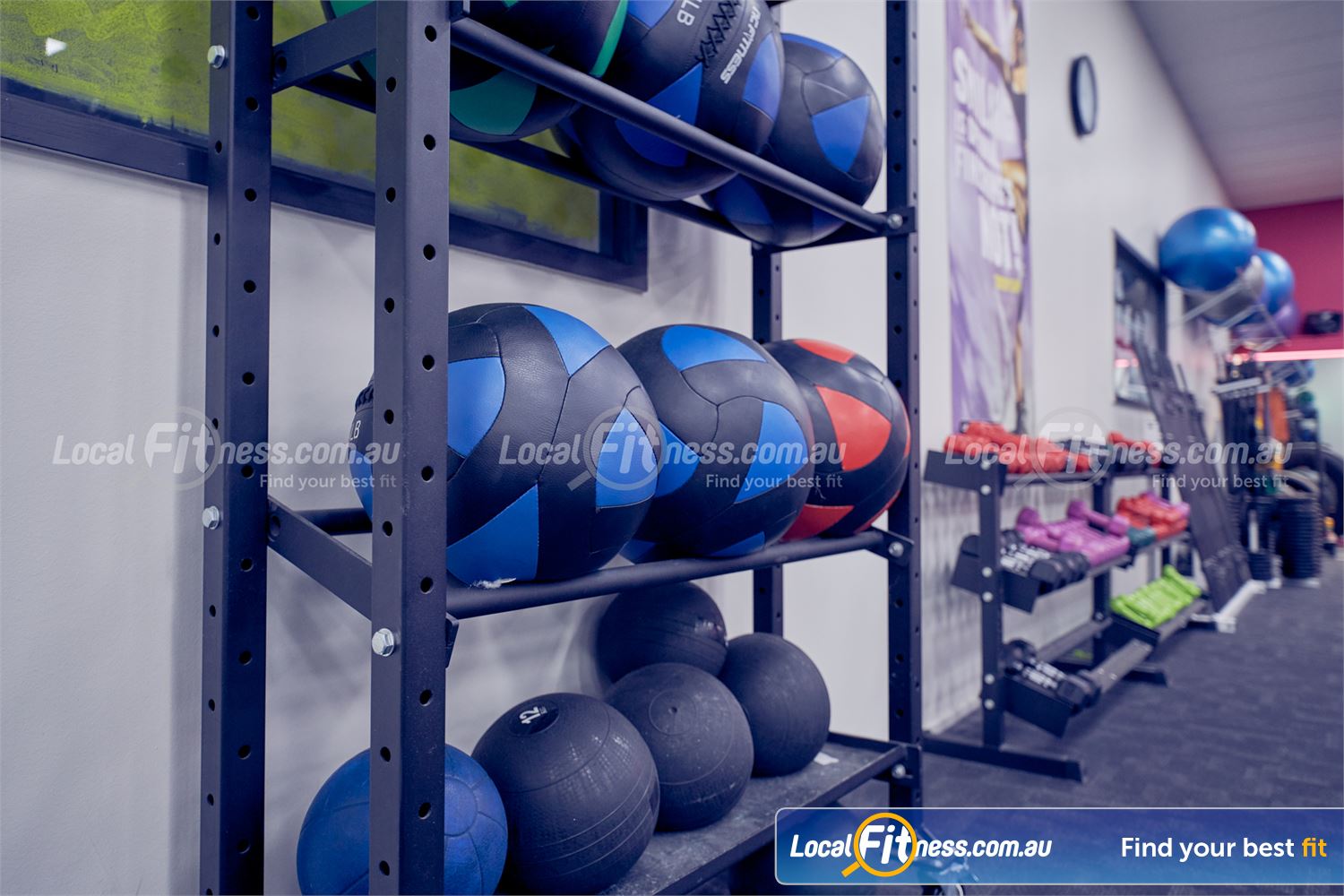 Fernwood Fitness Near Hampton Park Wall balls, dead balls, fit balls and more.