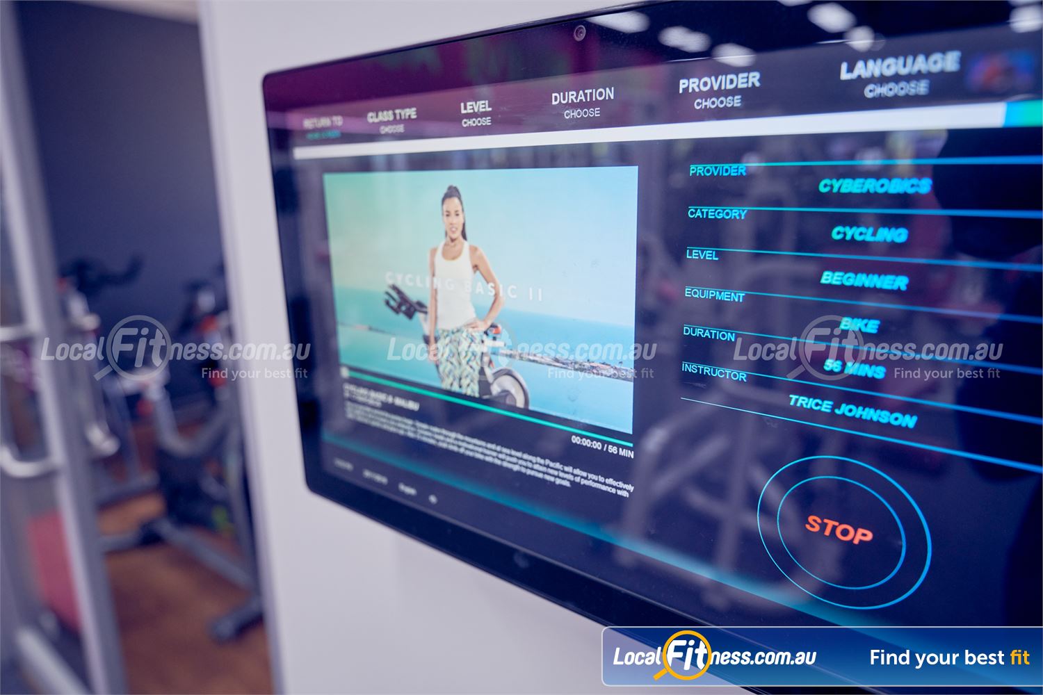 Fernwood Fitness Near Berwick Experience a state of the art cycling experience with virtual cycle classes.