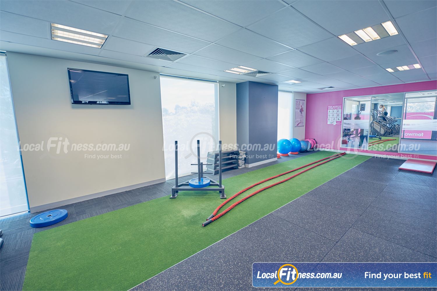 Fernwood Fitness Bankstown Get into functional training in our Bankstown HIIT gym area.