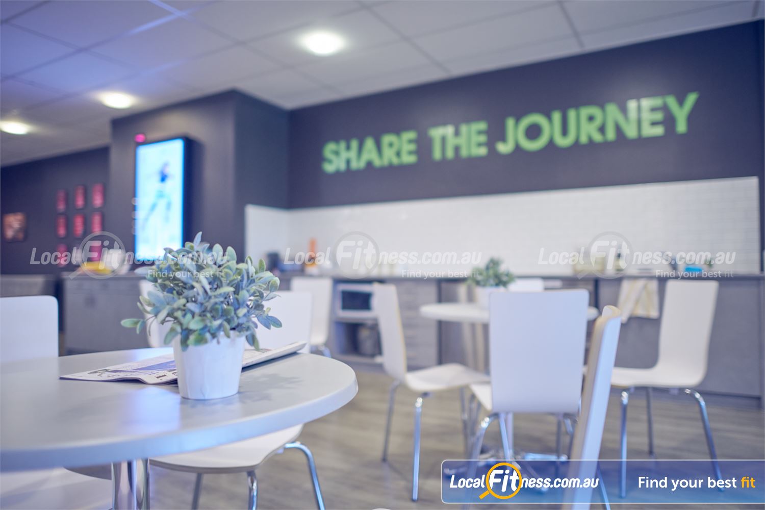 Fernwood Fitness Bankstown Comfortable seating with access to our kitchen facilities.&nbsp;&nbsp;
