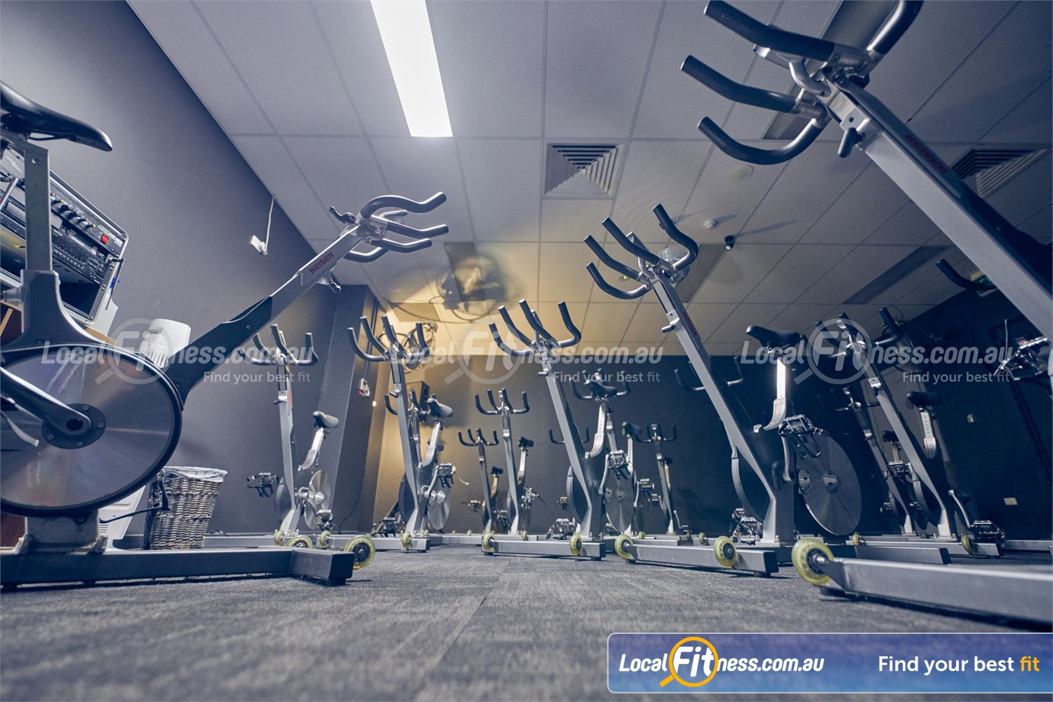 Fernwood Fitness Near Condell Park Dedicated Bankstown cycle studio.
