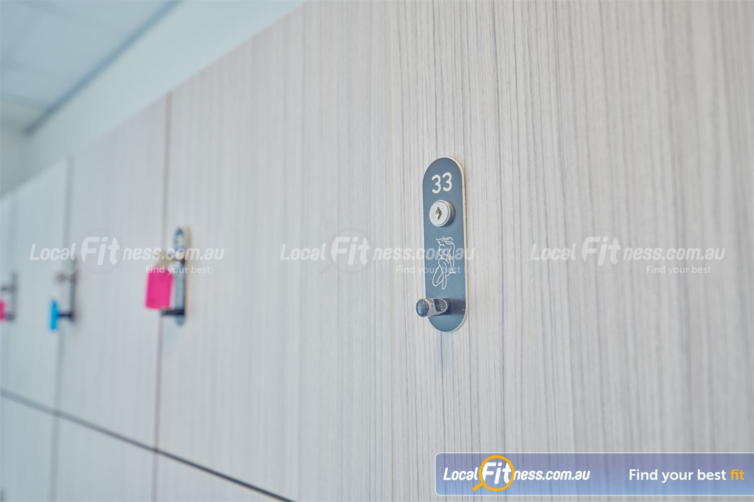 Fernwood Fitness Bankstown Secure and spacious lockers to secure your belongings.