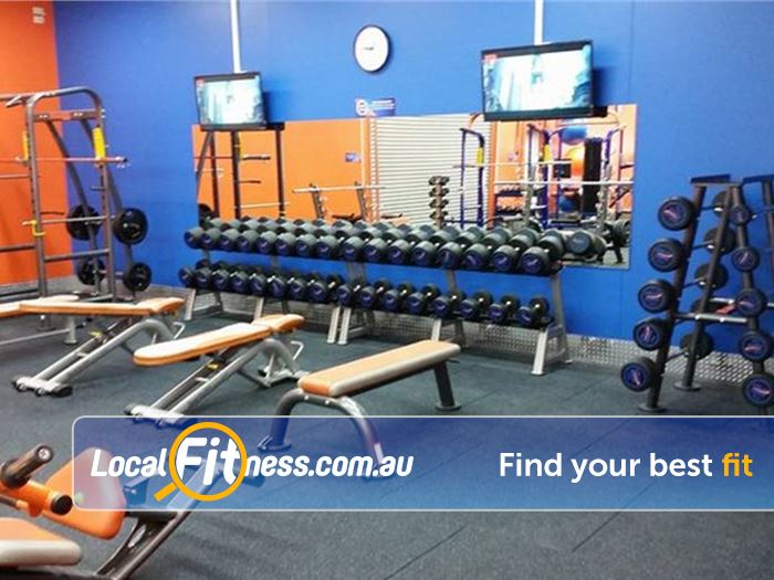 Plus Fitness 24/7 Near Molendinar Our Nerang gym provides a fully equipped free-weights area.