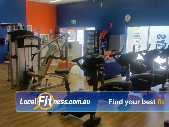 Plus Fitness 24/7 Nerang Rows of cardio machines so you don't have to wait.