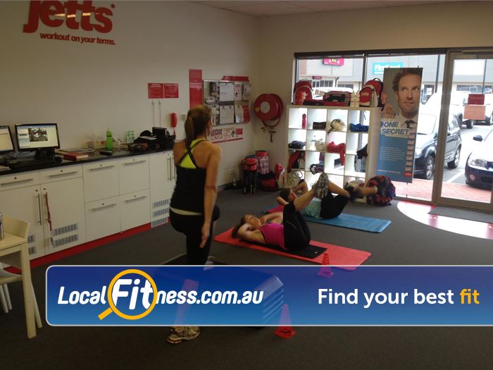 Jetts Fitness Currambine Join in on our Harder, Faster, Stronger group training sessions.
