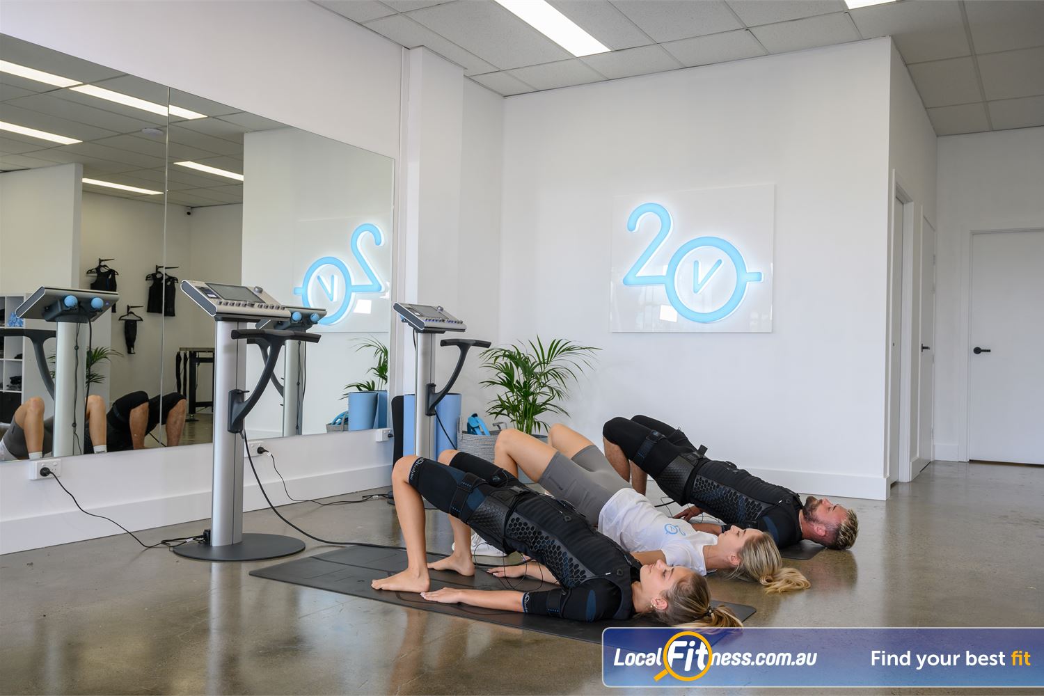 20v EMS Studio Near Balaclava 1 to 1 or 1 to 2 Trainer to Clients Ratio means a Prahran personal training sessions tailored to you.