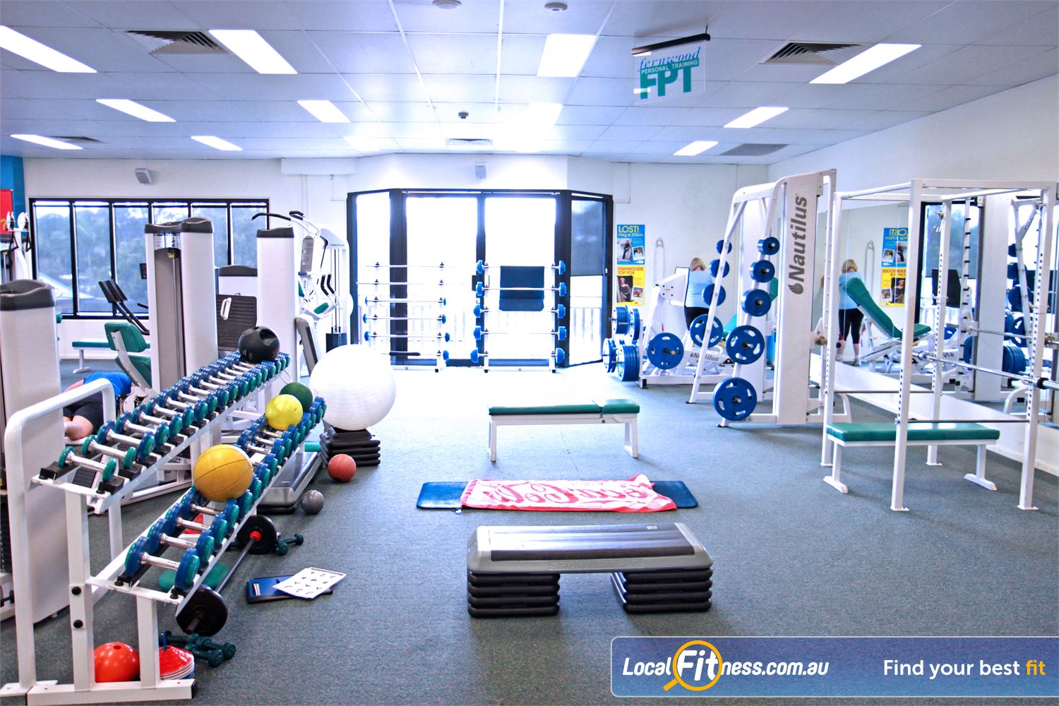 Fernwood Fitness Petrie We provide the right fitness and weights to help women lose weight.