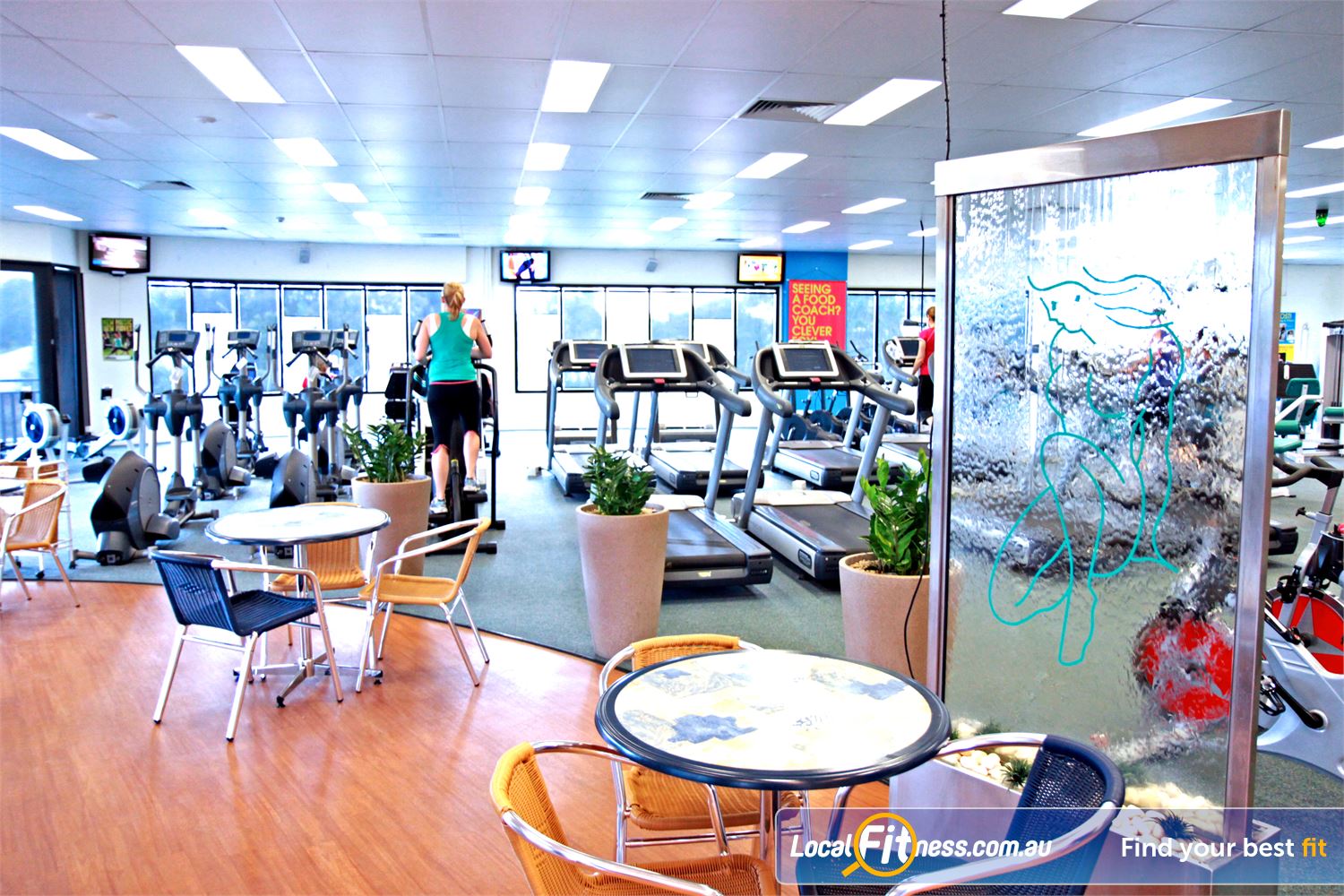 Fernwood Fitness Near Murrumba Downs Your own special place to unwind in our Fernwood Petrie members lounge.