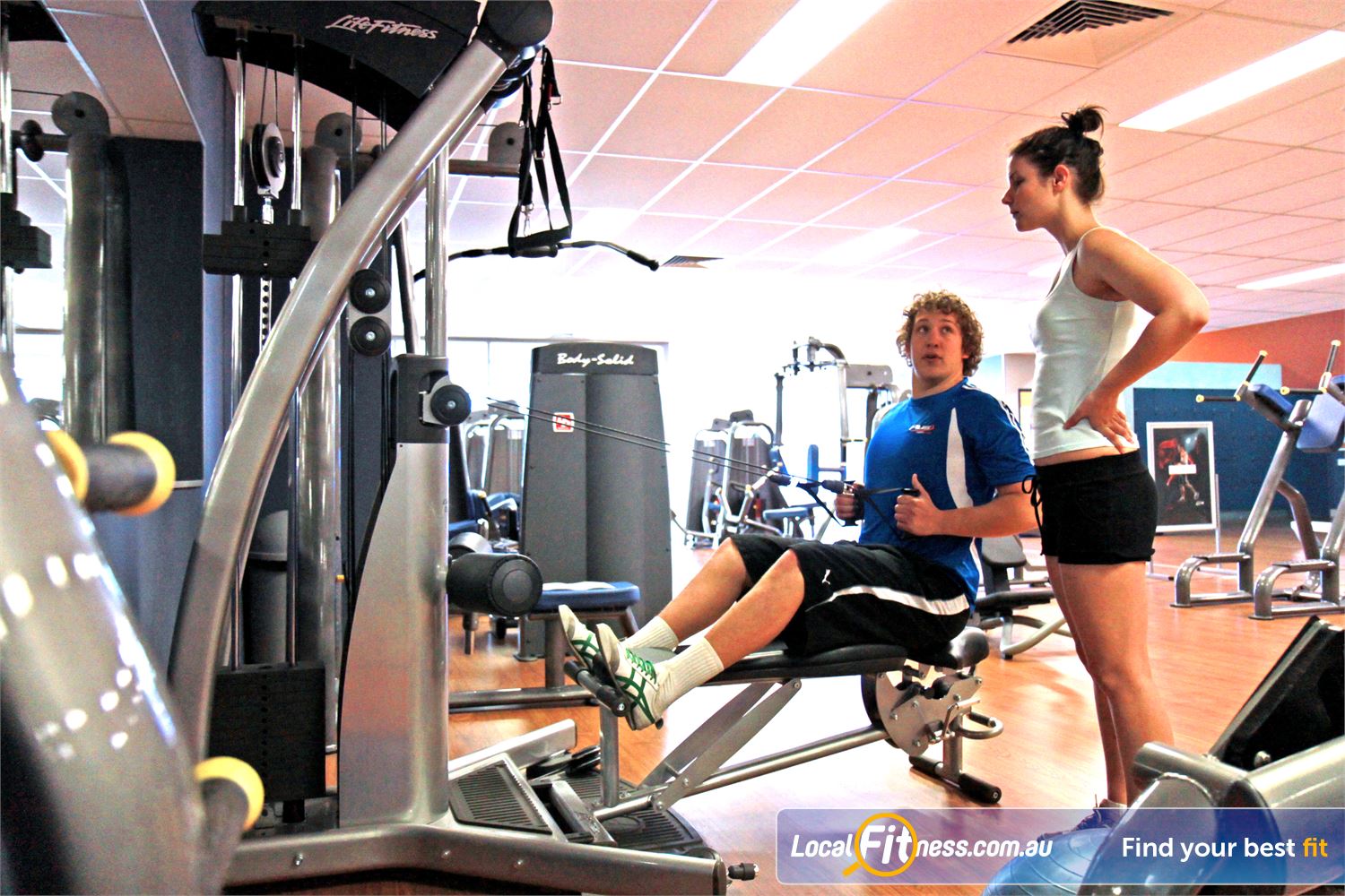Plus Fitness Health Clubs Near Blacktown Our gym range provides easy to use pin-loading machines.
