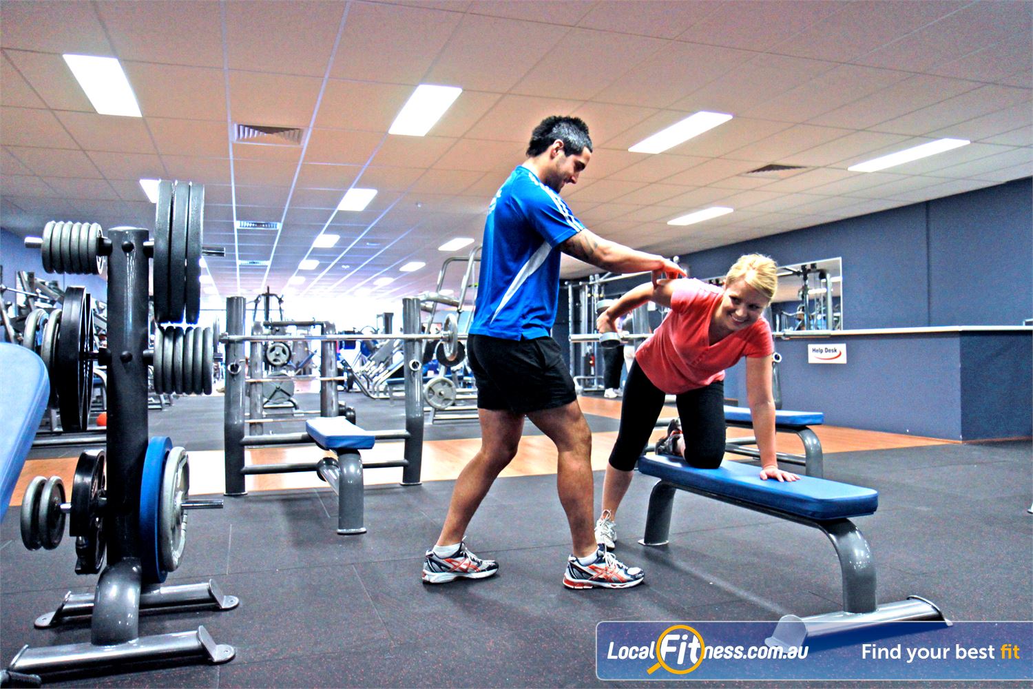 Plus Fitness Health Clubs Near Blacktown Seven Hills gym instructors can help you gain muscle.