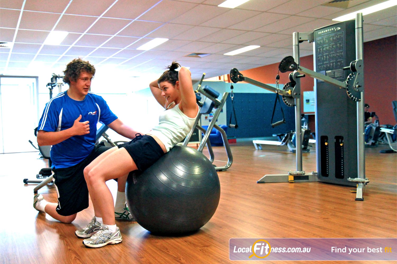 Plus Fitness Health Clubs Seven Hills Enjoy our many ab machines and routines in our Seven Hills gym.