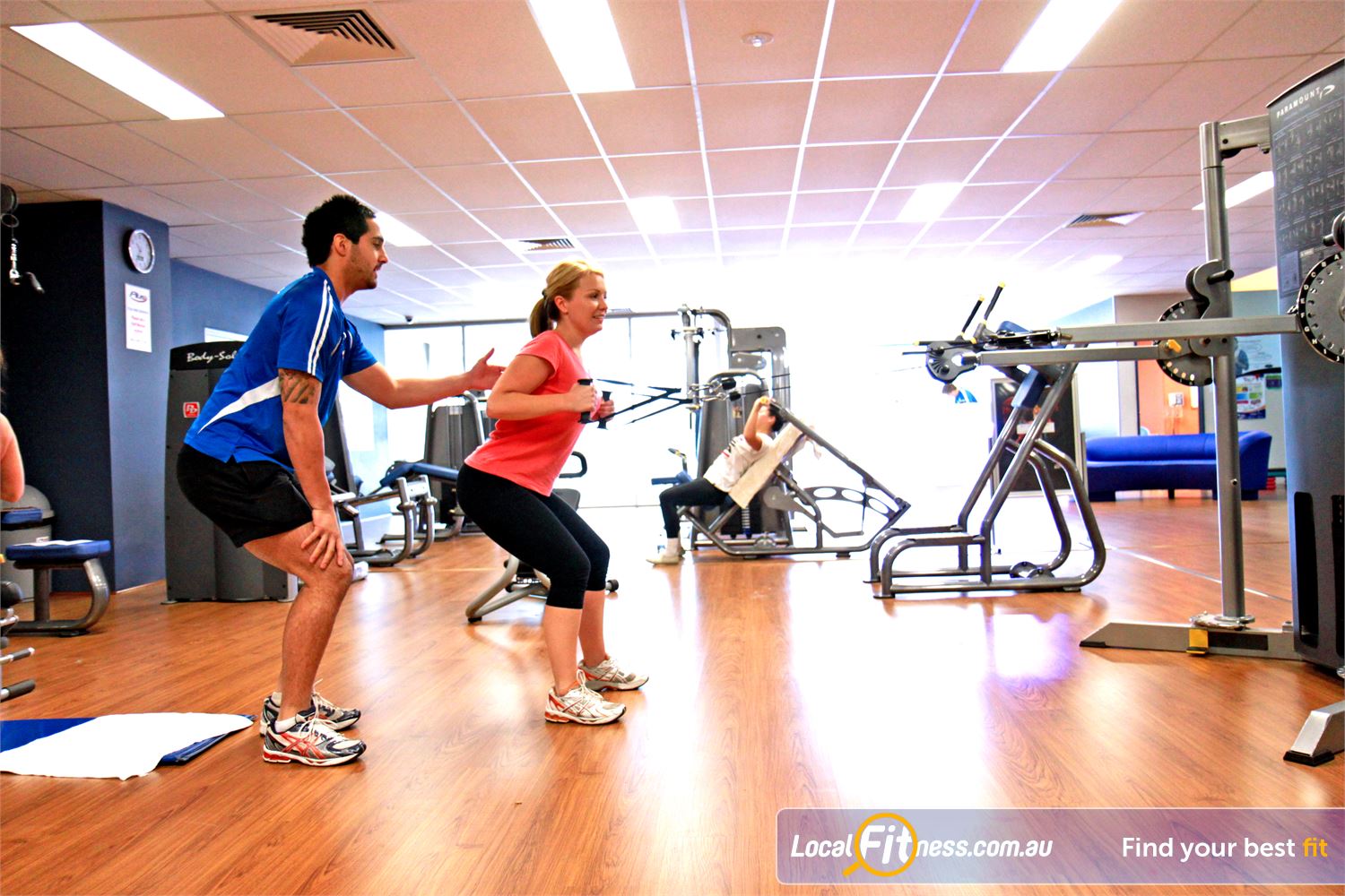 Plus Fitness Health Clubs Near Blacktown Westpoint Enjoy our Seven Hills stretch and ab area.