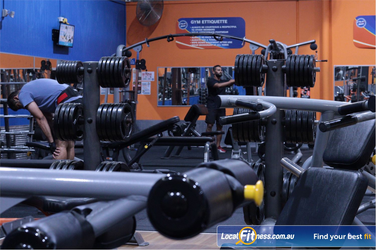 Plus Fitness Health Clubs Near Blacktown Westpoint Our fully equipped strength training area in our Seven Hills gym.