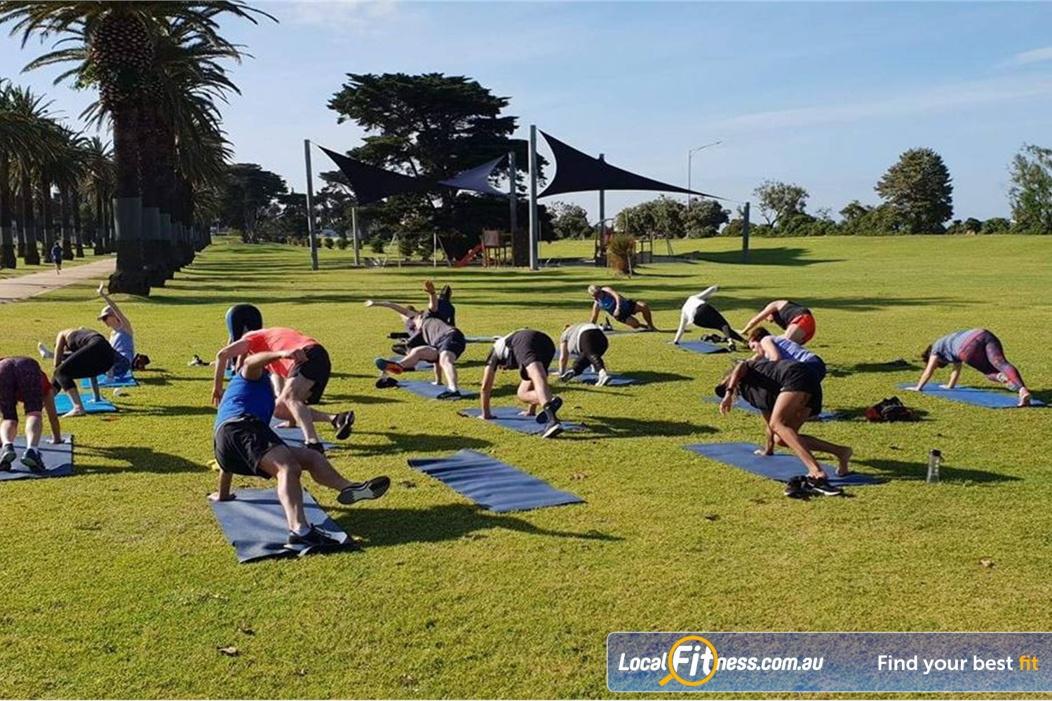 Bayside Outdoor Fitness Near Elwood Our trainers motivate the masses with outdoor group personal training.