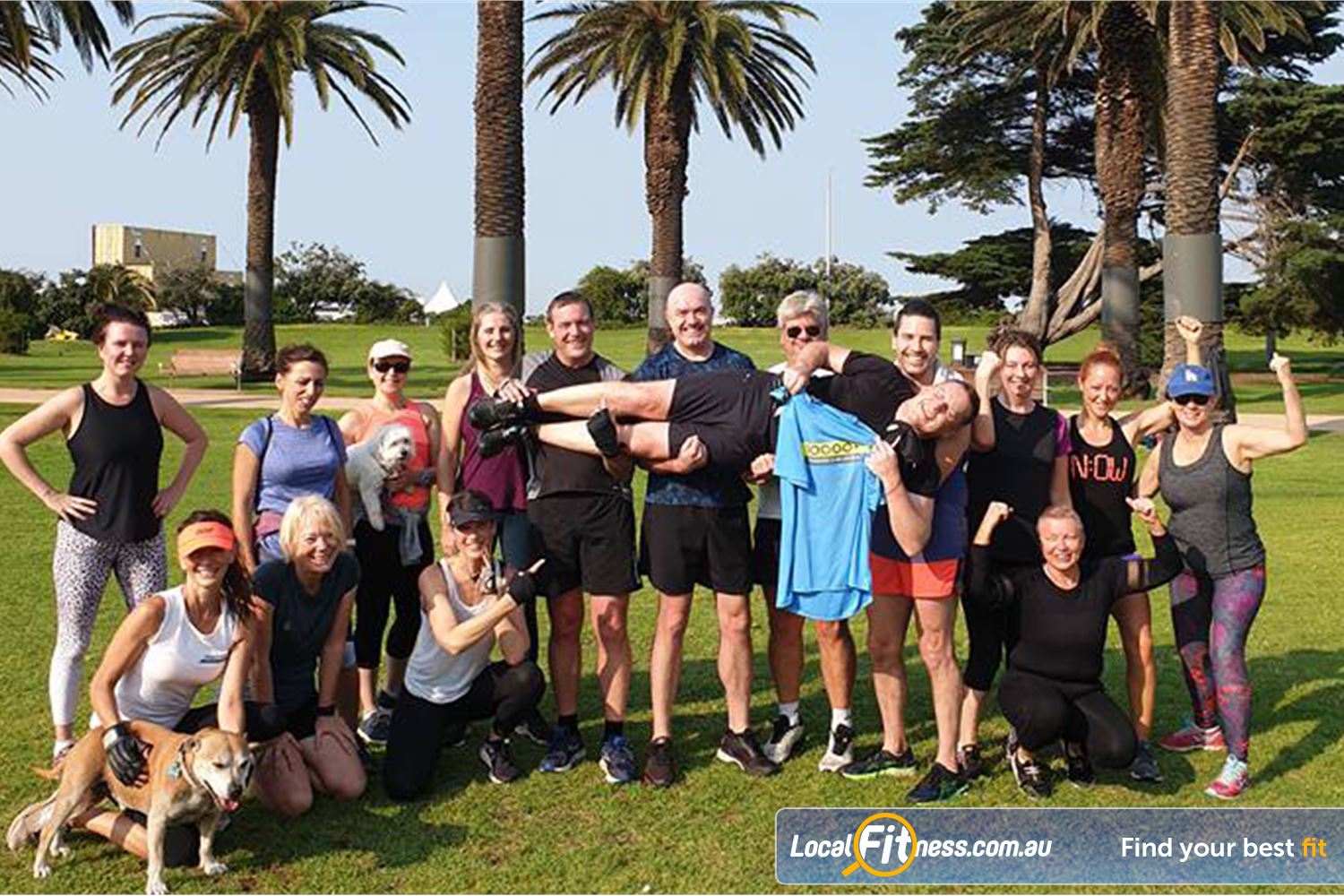 Bayside Outdoor Fitness St Kilda Out motto at Bayside Outdoor Fitness is &#39;Get Fit&#39; and &#39;Have Fun&#39;.