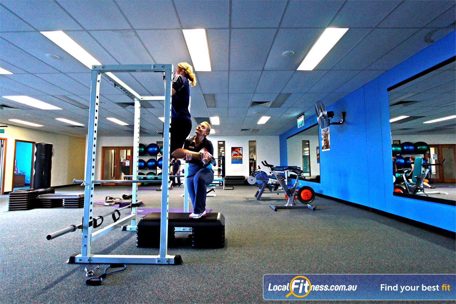 Fernwood Fitness Near Blacktown Westpoint An uninterrupted environment for your Blacktown personal training sessions.