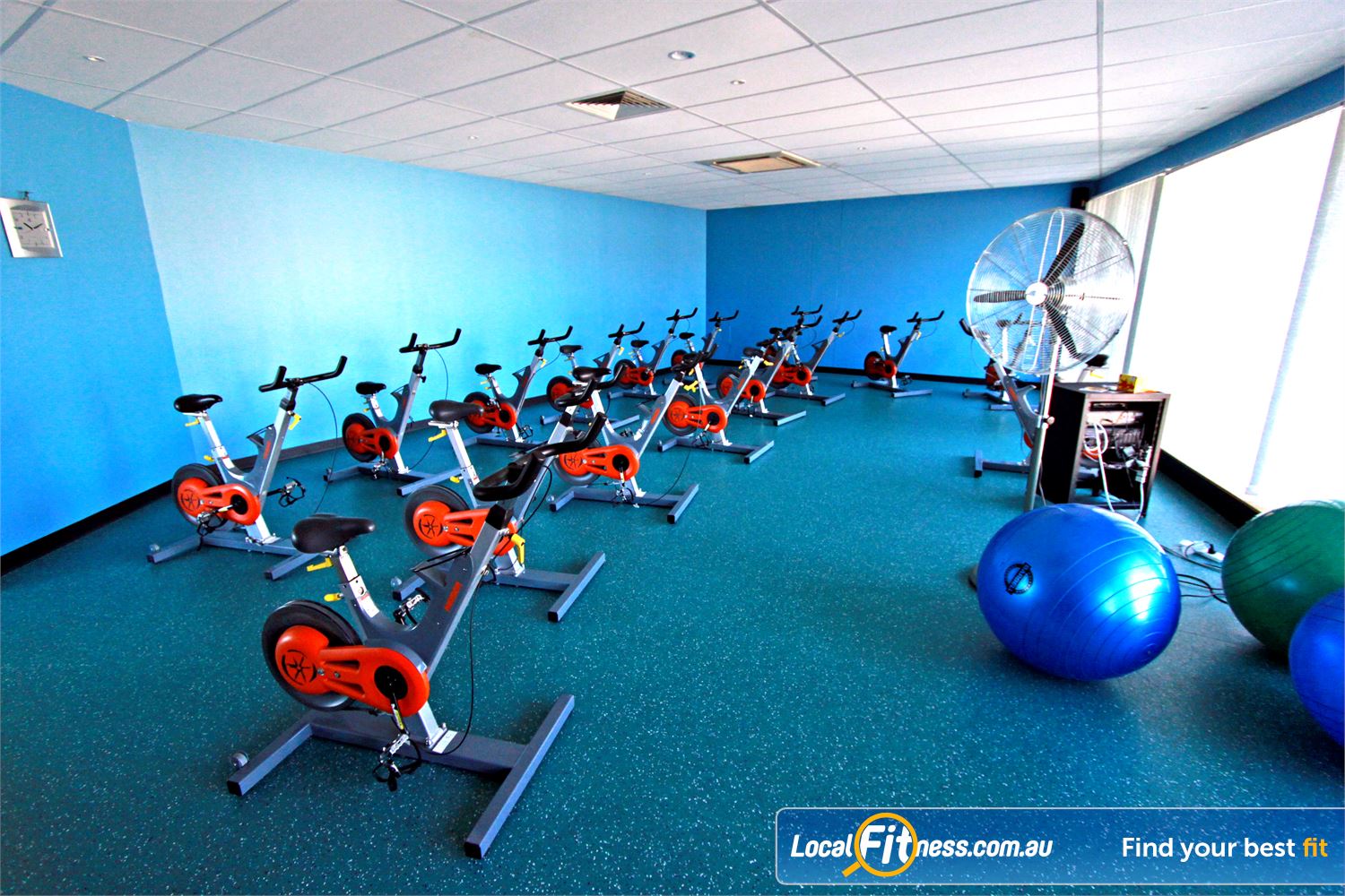 Fernwood Fitness Near Blacktown Westpoint Dedicated spin cycle studio in Blacktown.