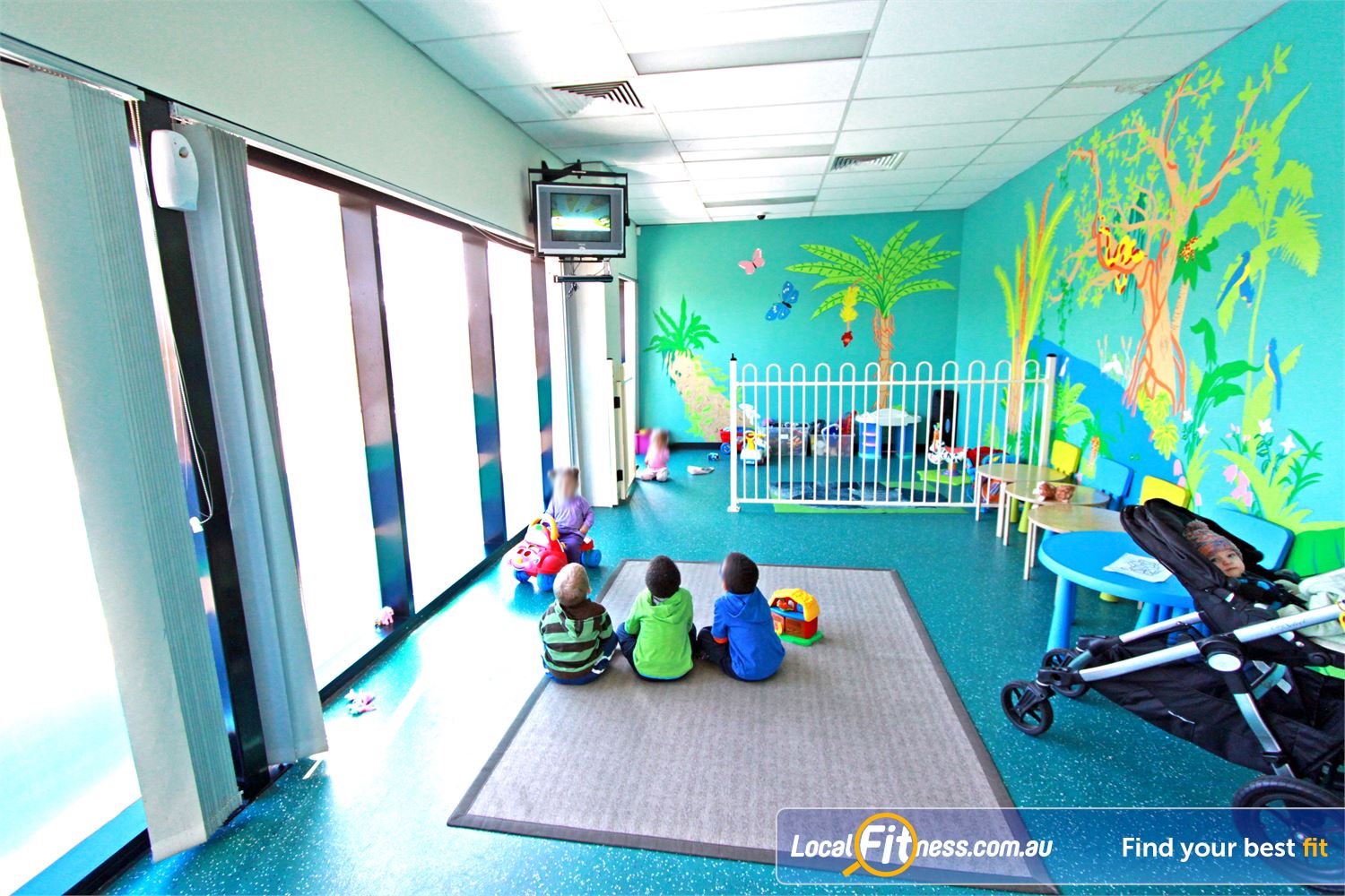 Fernwood Fitness Near Winston Hills Conveniently located on-site child-care at Fernwood Blacktown gym.