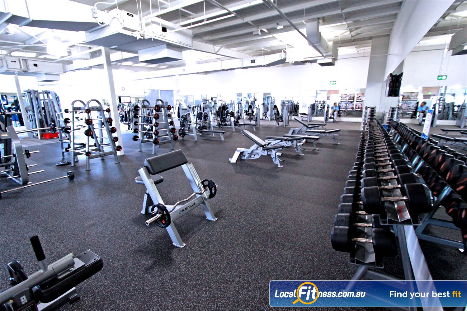 Genesis Health + Fitness Near Watsonia North Our Bundoora gym provides a fully equipped free-weights area for strength.