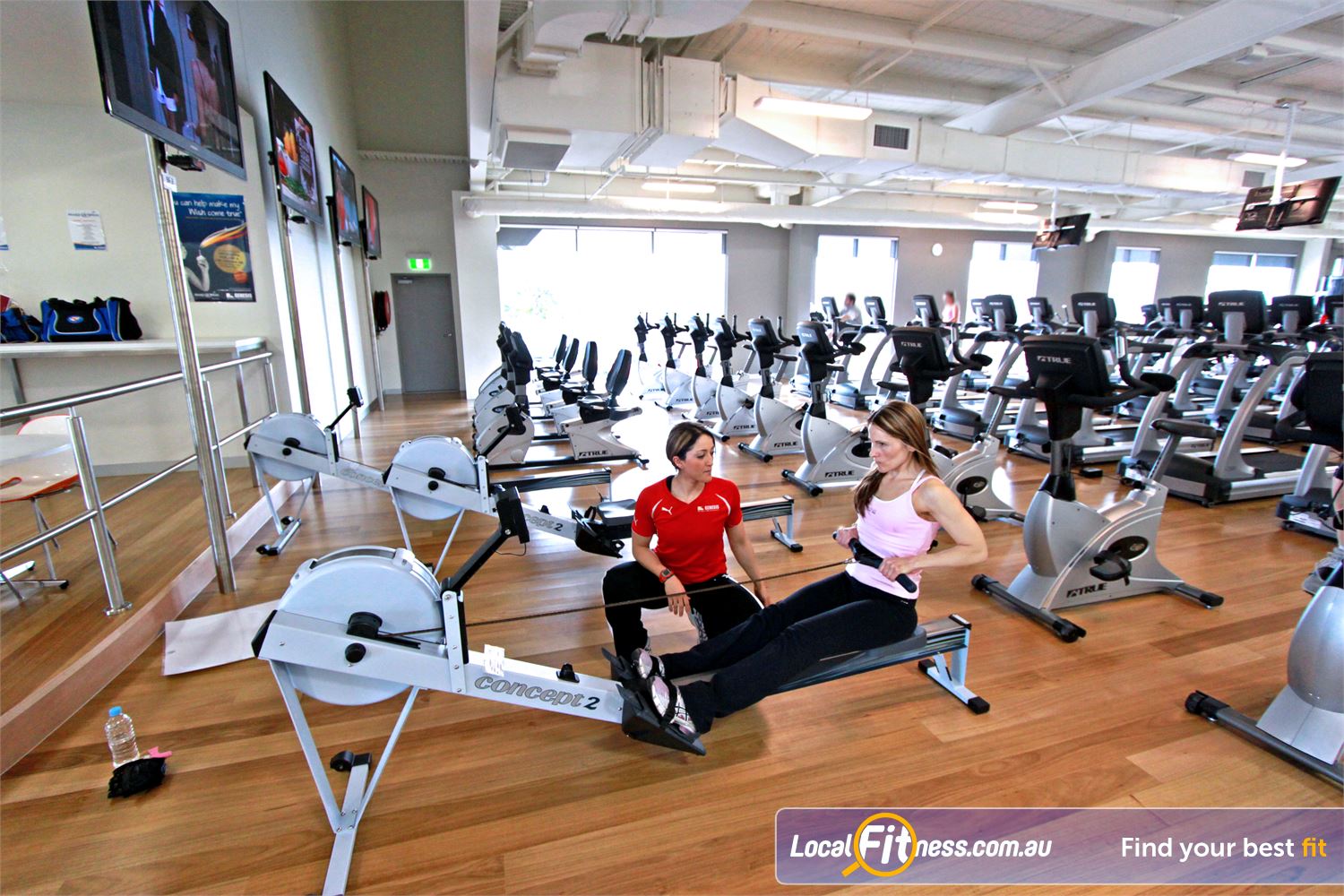 Genesis Health + Fitness Bundoora Bundoora gym instructors can help add variety to your training including indoor rowing.