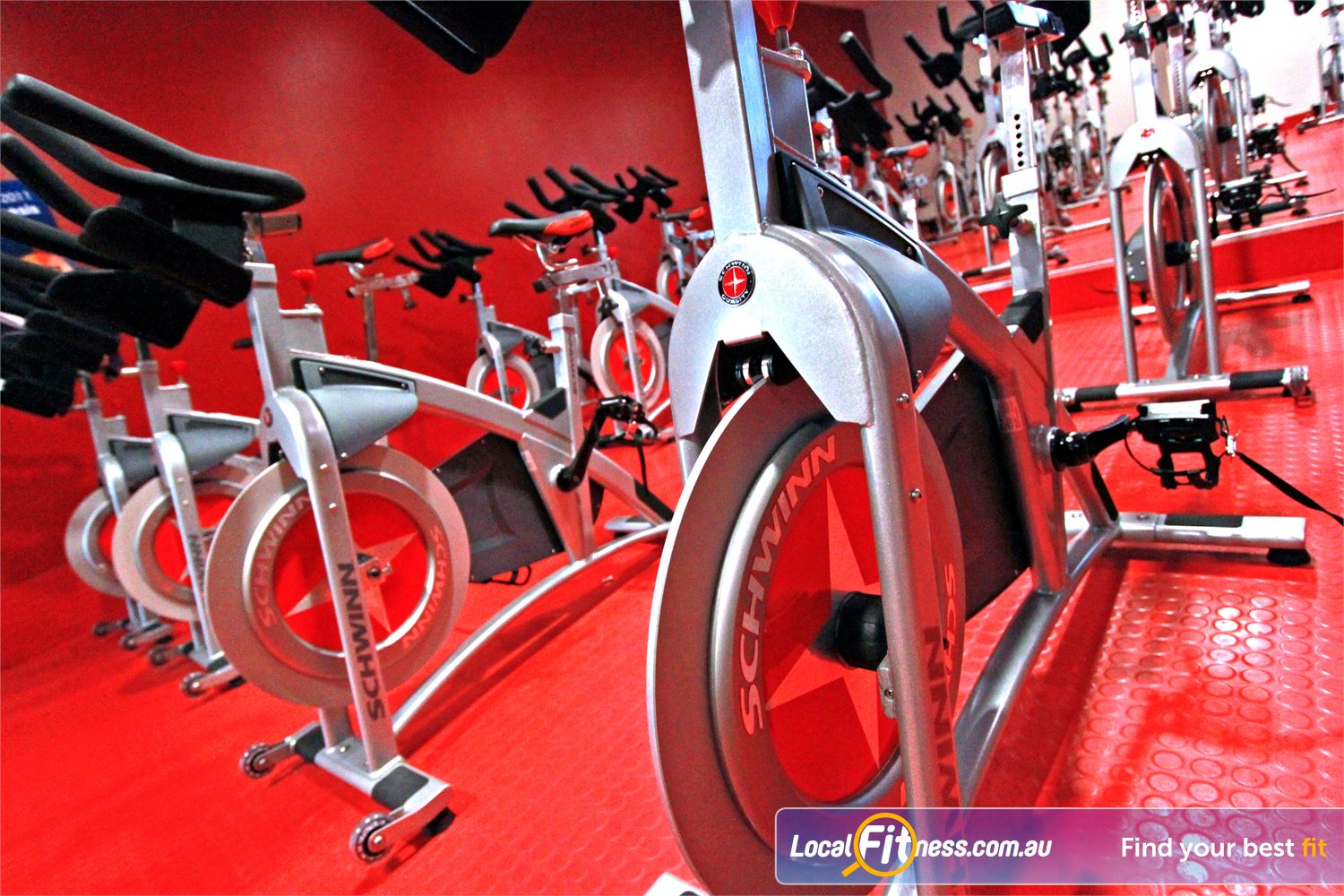 Genesis Health + Fitness Near Watsonia North State of the art spin cycle bikes from Schwinn.