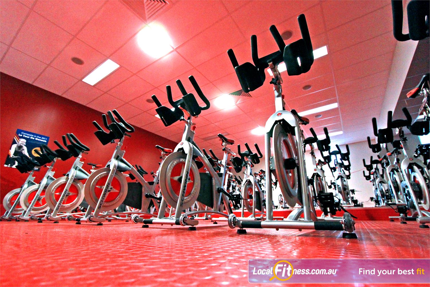 Genesis Health + Fitness Near Watsonia Energetic Bundoora cycle classes will get your heart pumping.