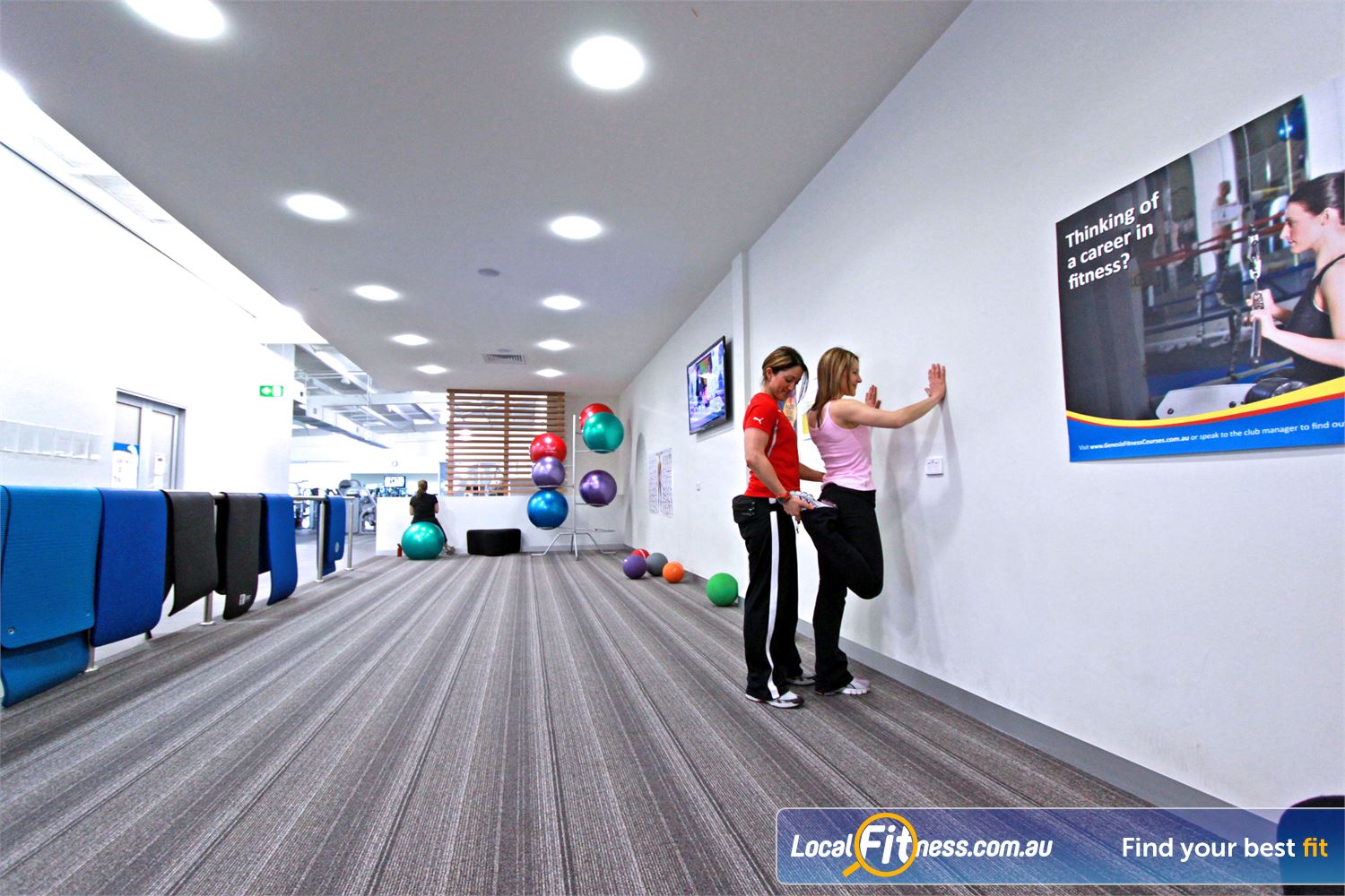 Genesis Health + Fitness Bundoora Fully equipped with fit balls, medicine balls, stretching mats and more.